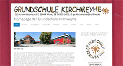 Desktop Screenshot of grundschule-kirchweyhe.de