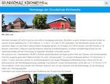 Tablet Screenshot of grundschule-kirchweyhe.de